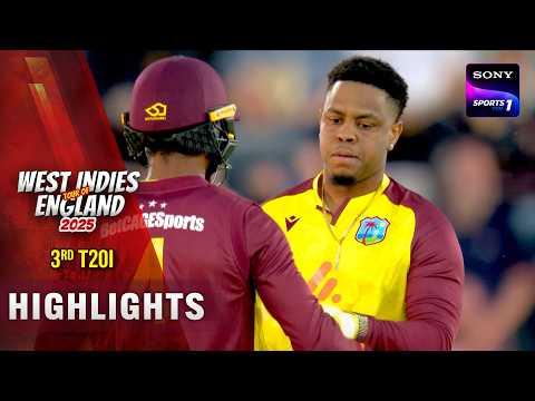 ENG Vs WI | 3rd T20I | Cricket Highlights | West Indies Tour Of England | 10th June 2025