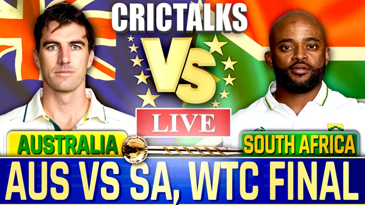 🔴 Live: AUS Vs SA, WTC Final, Day 1, Cricket Live Scores u0026 Commentary Australia Vs South Africa