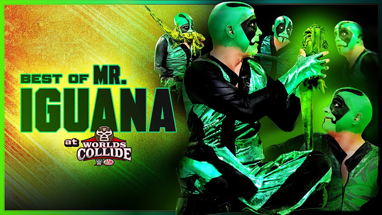 The Best Mr. Iguana Moments From Worlds Collide 2025