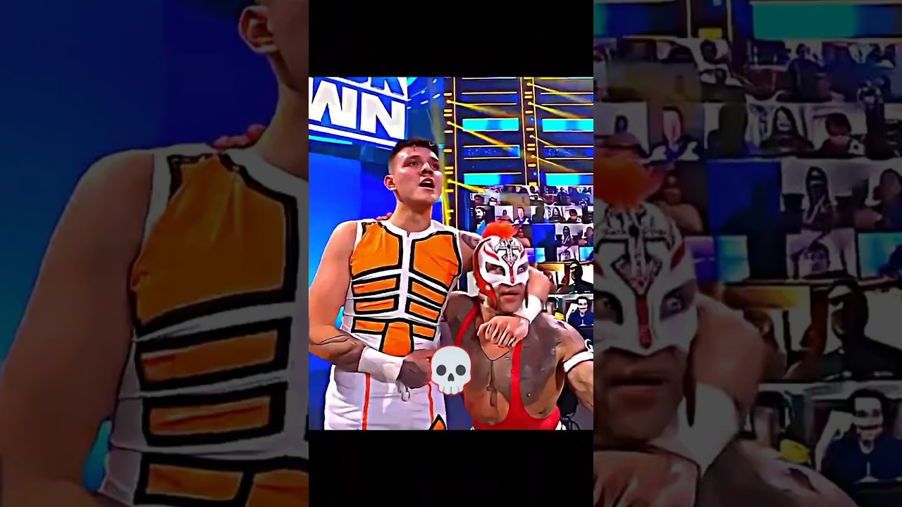 Dominik u0026 Rey Mysterio Vs. The Usos – SmackDown 2021 | WWE Phonk Edit 💀 #wwe #dominikmysterio