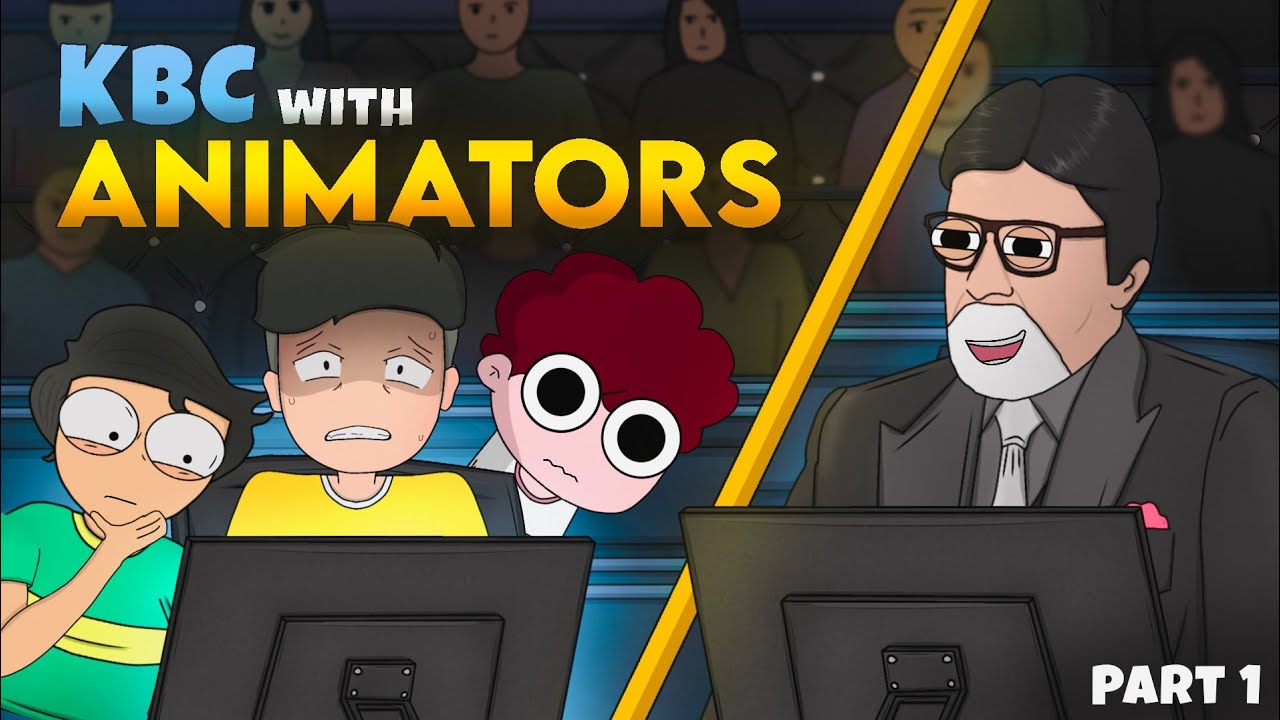KBC With Indian Animators | @RGBucketList @NOTYOURTYPE @Hardtoonz22 @Swasti1