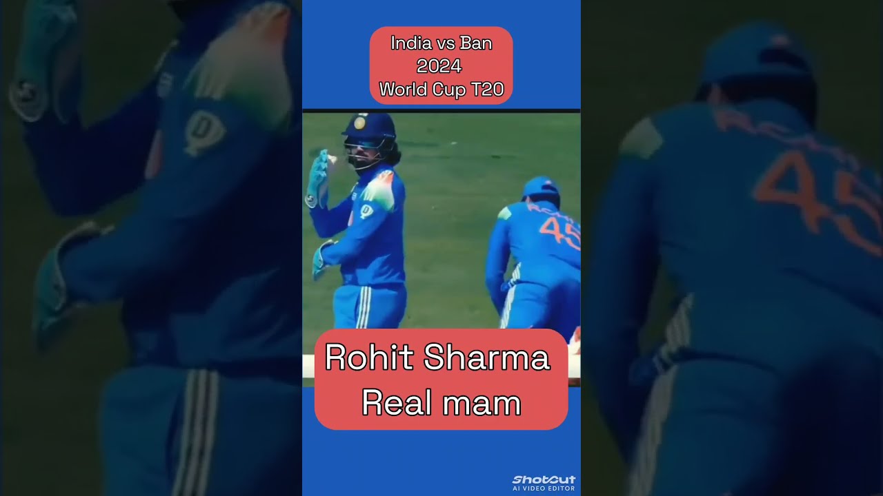 Real Mam Rohit Sharma #rohitsharma #indiancricket #bangladesh #t20worldcup #heroic #instagood #viral