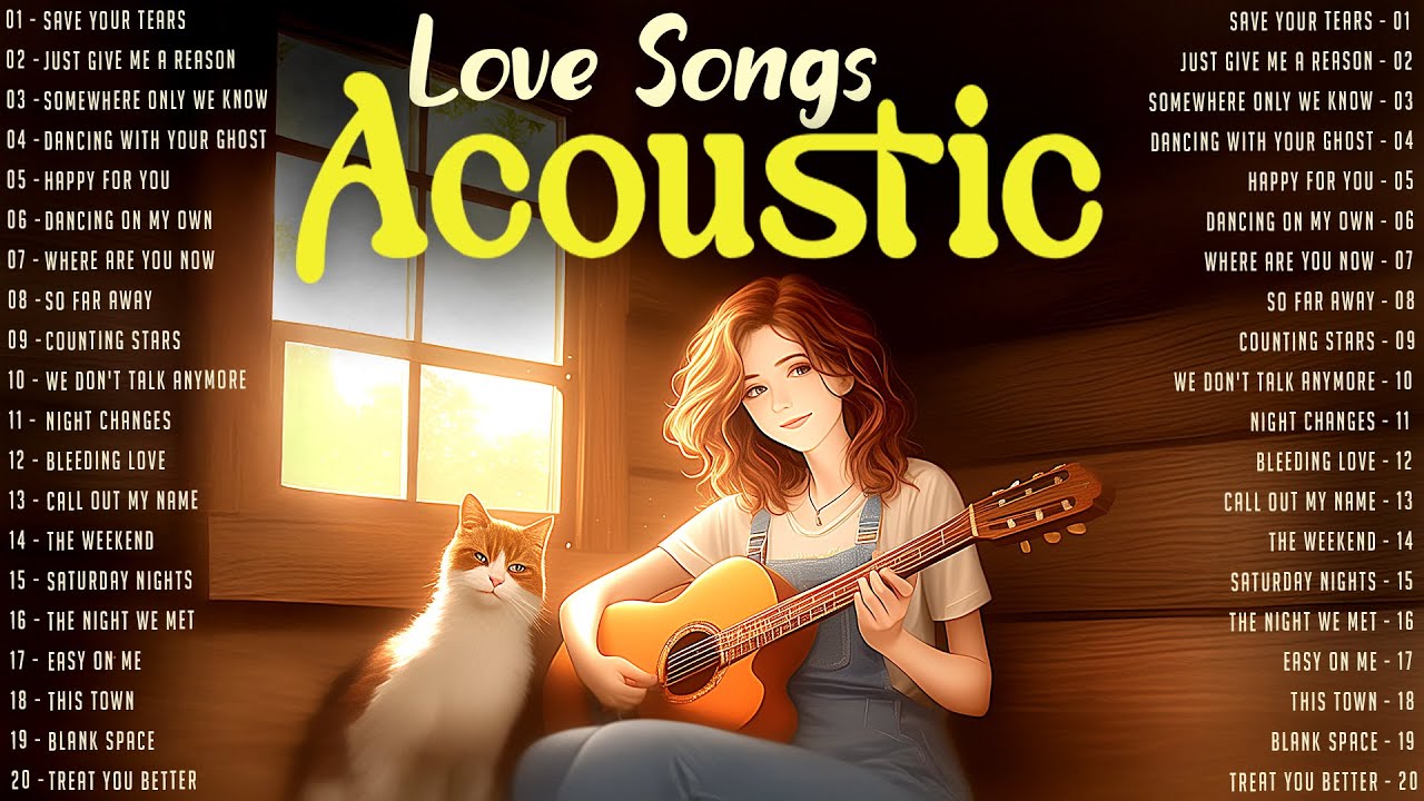Soothing English Acoustic Songs 🎧 Acoustic Music 2025 New Songs With Lyrics For A Calm Heartbeat